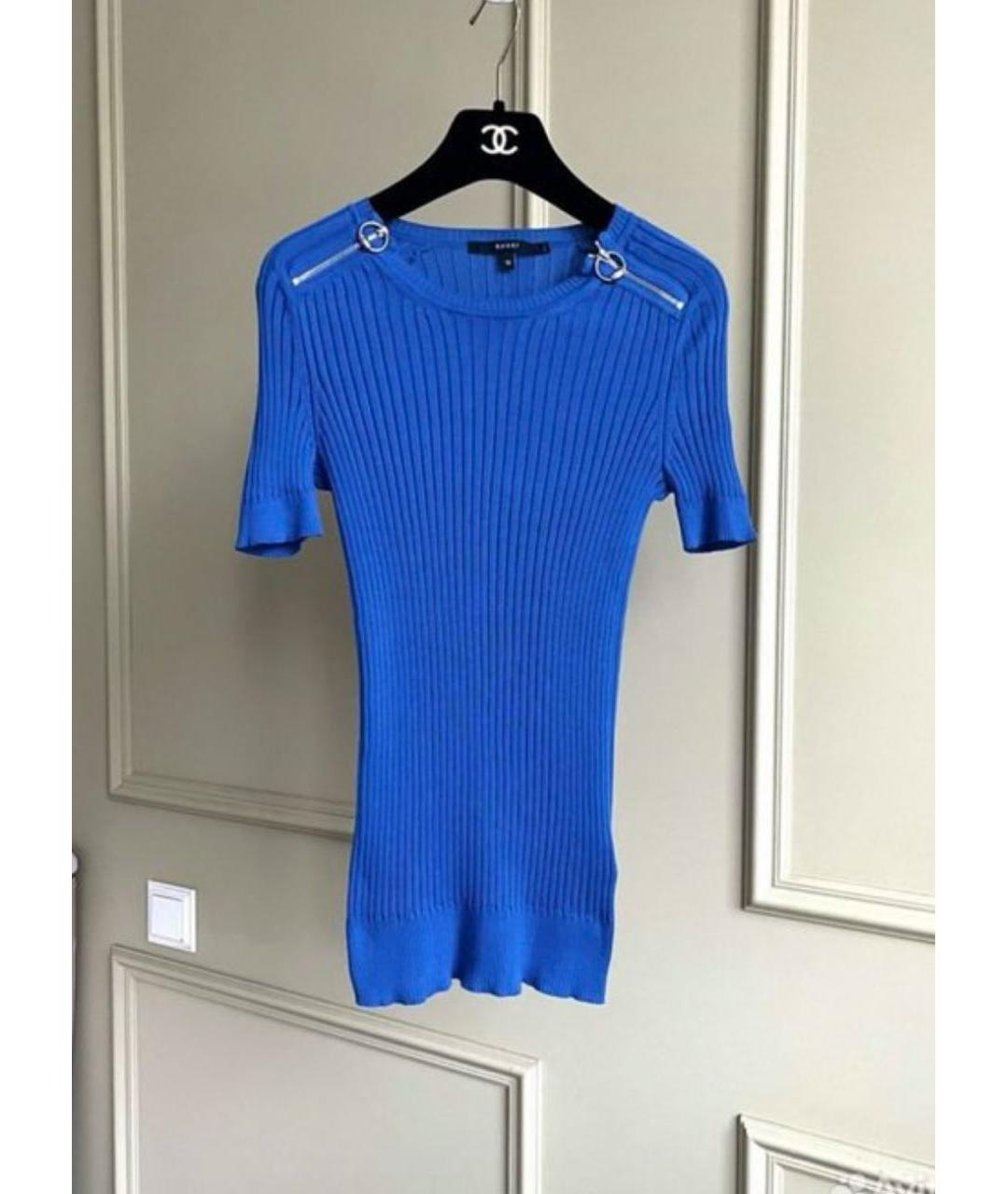 GUCCI Синий хлопковый джемпер / свитер, фото 6