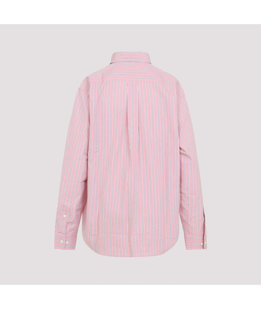 MIU MIU Розовая хлопковая рубашка, фото 2