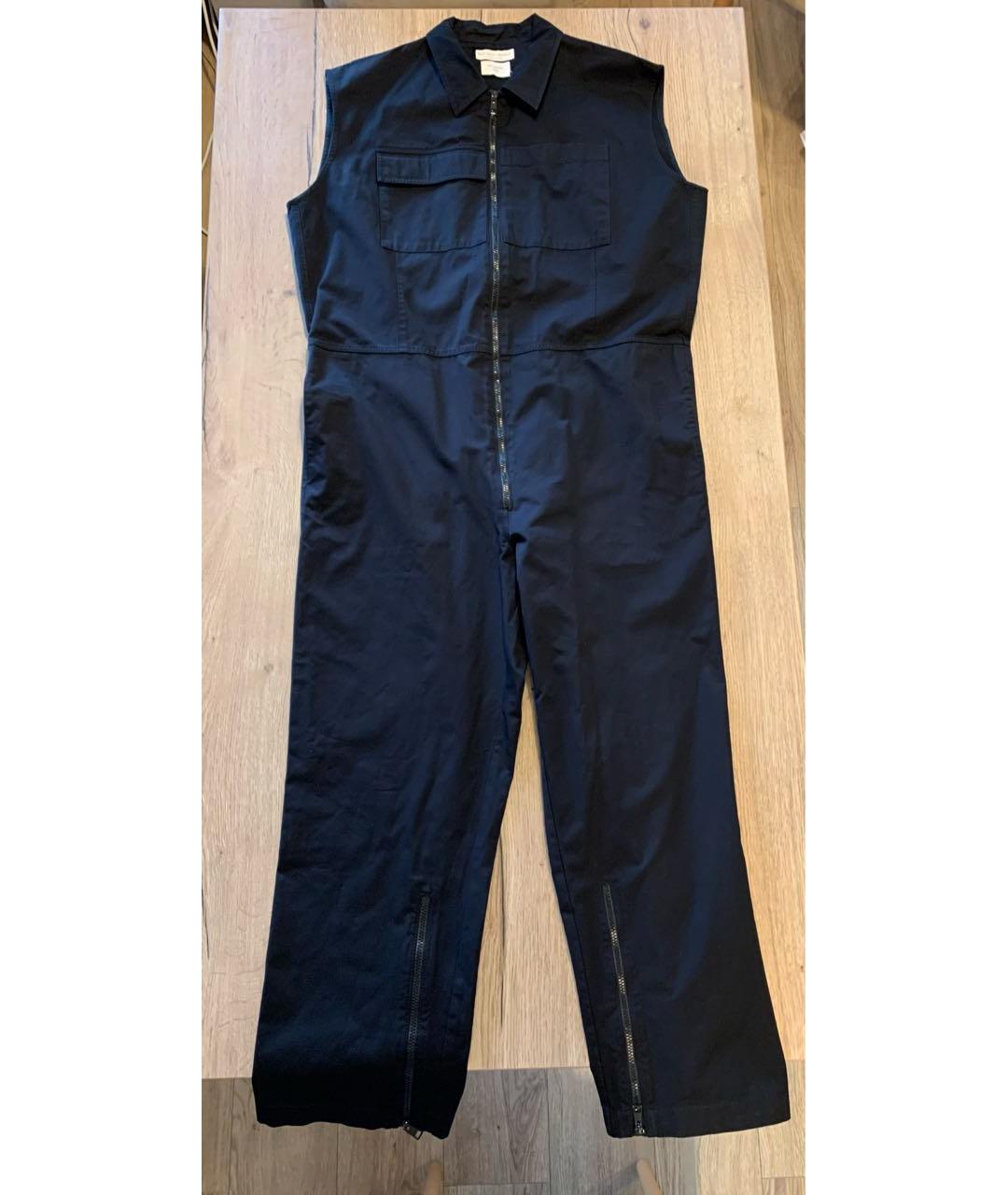 BOTTEGA VENETA Черный хлопковый комбинезон, фото 9