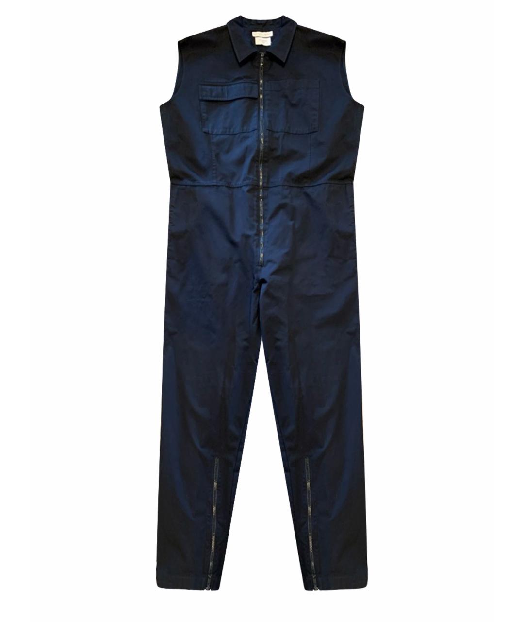 BOTTEGA VENETA Черный хлопковый комбинезон, фото 1