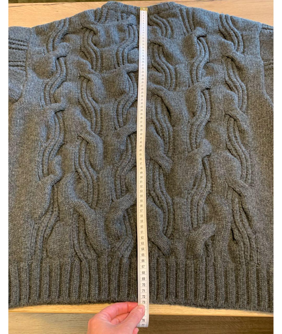 BOTTEGA VENETA Серый шерстяной джемпер / свитер, фото 8