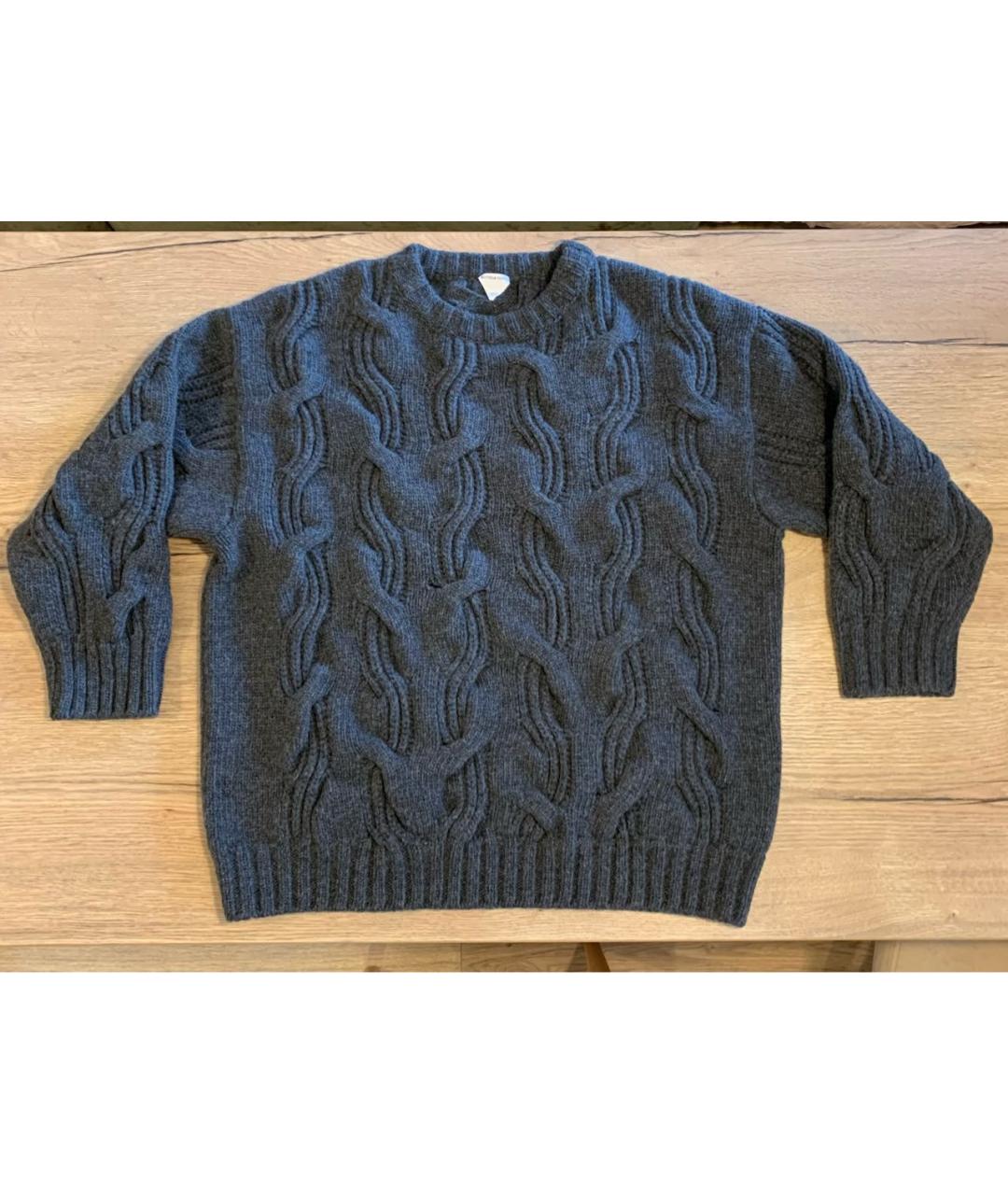 BOTTEGA VENETA Серый шерстяной джемпер / свитер, фото 9