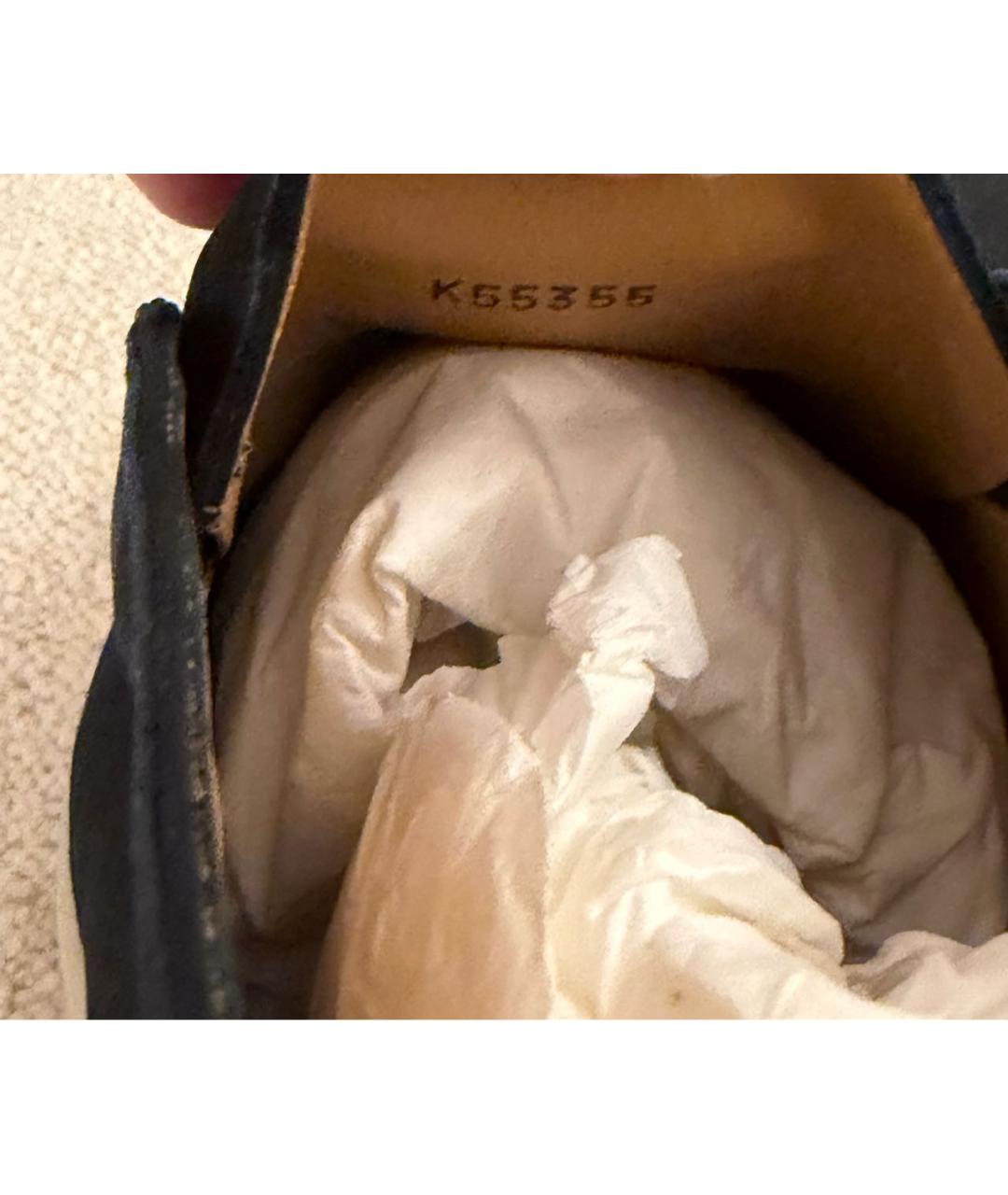 LORO PIANA Темно-синие замшевые лоферы, фото 7