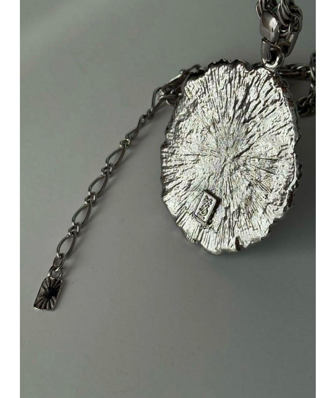 SAINT LAURENT Серебряное колье, фото 3