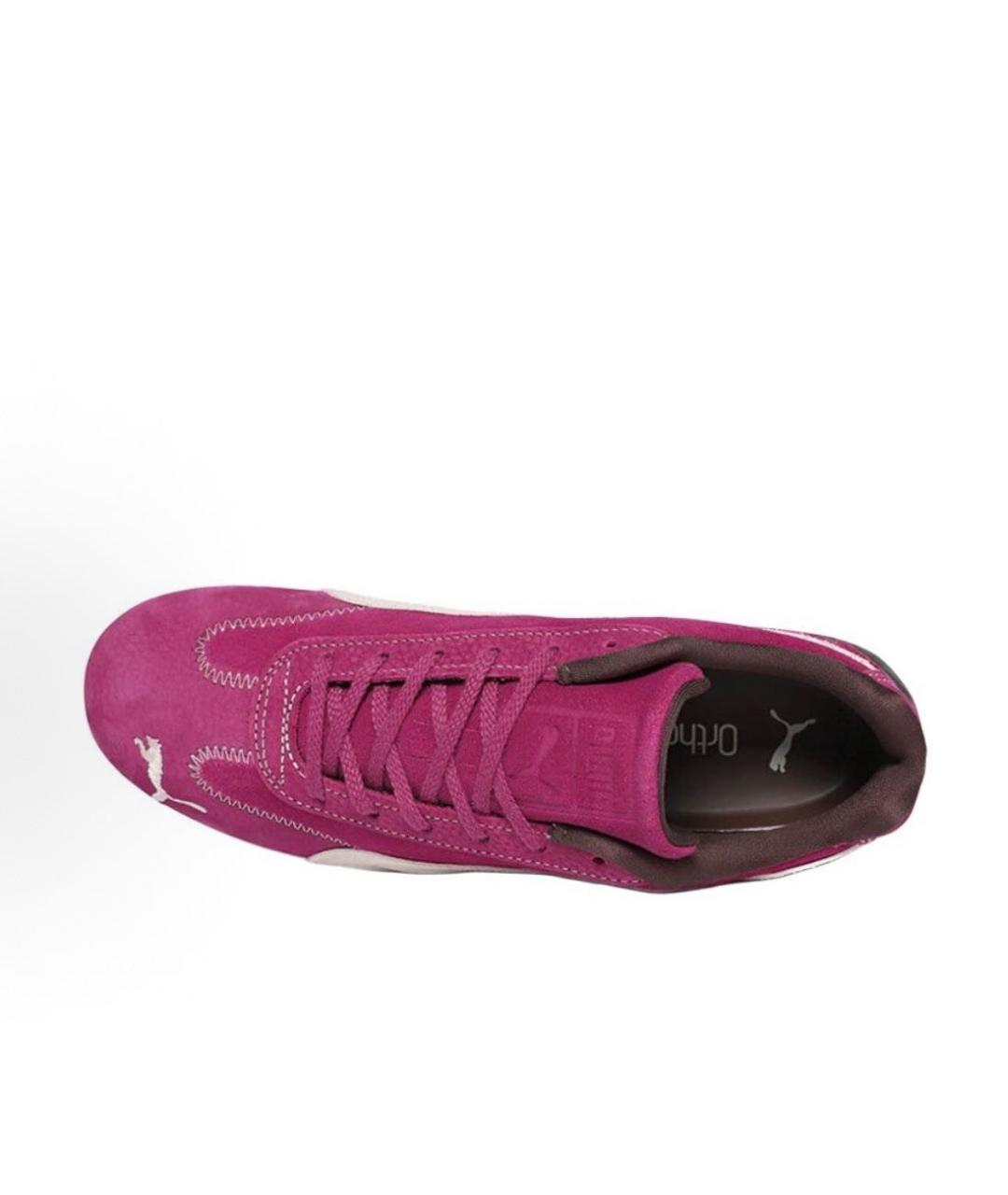 PUMA Фуксия замшевые кроссовки, фото 6