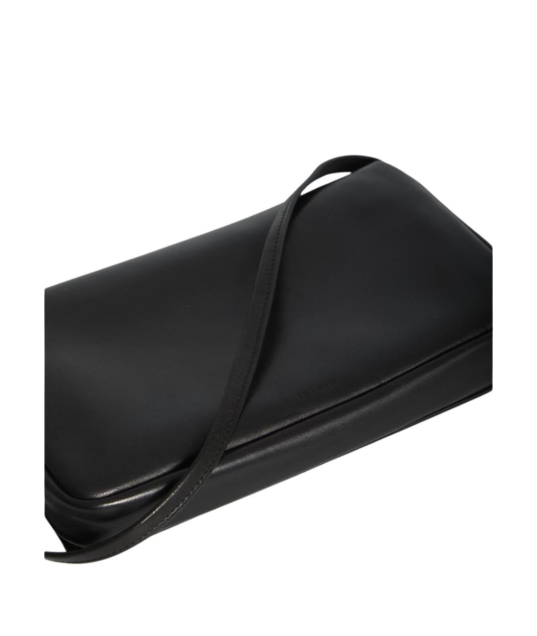 THE ROW Черная кожаная сумка через плечо, фото 4