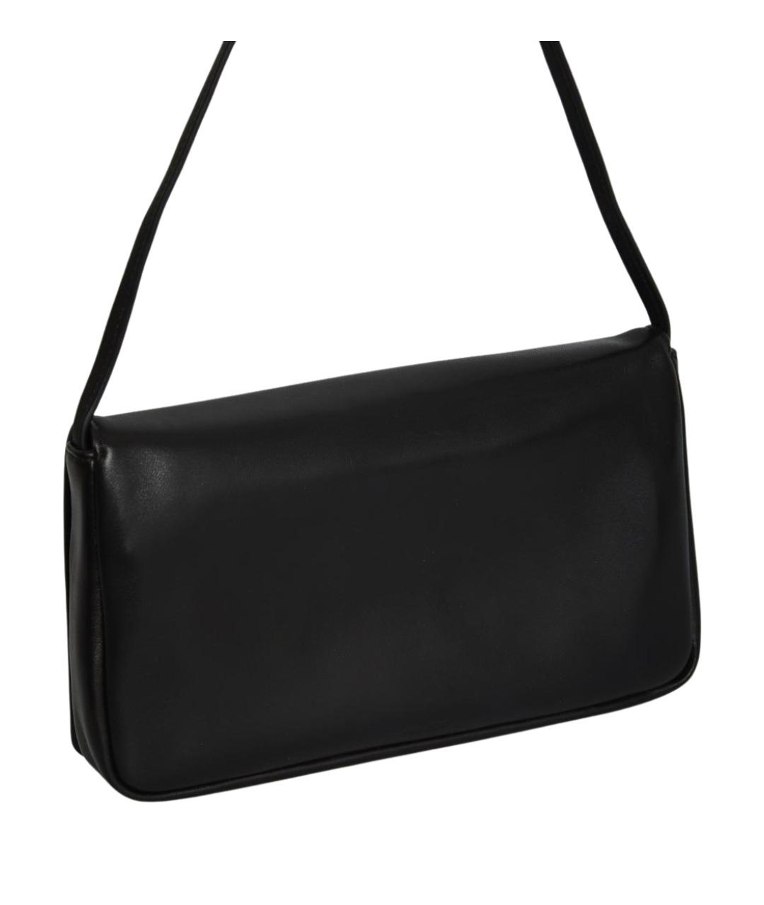 THE ROW Черная кожаная сумка через плечо, фото 3
