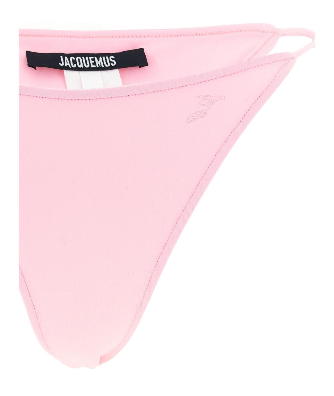 JACQUEMUS Розовый полиамидовый купальник, фото 3