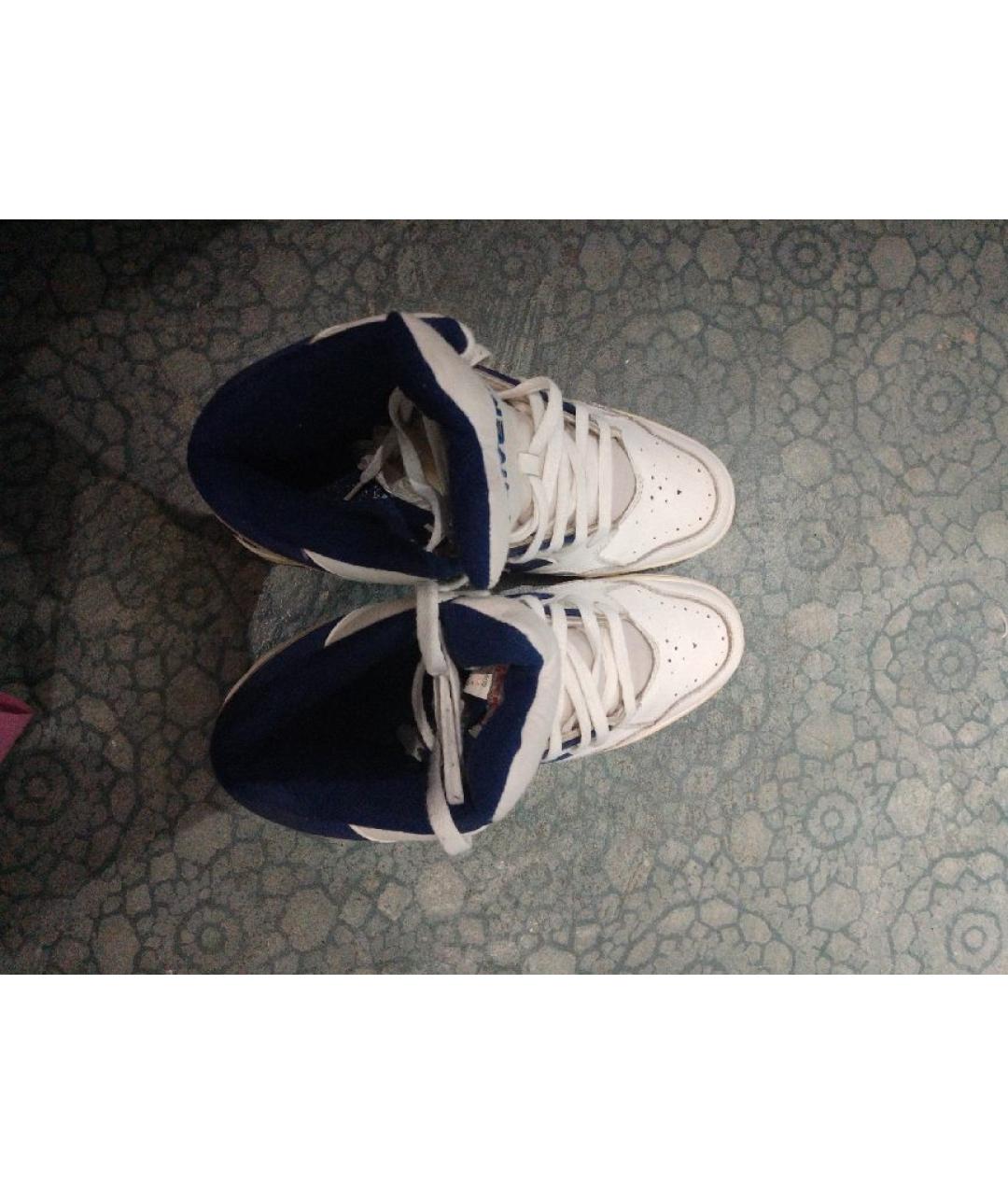 CONVERSE Белые кожаные высокие кроссовки / кеды, фото 3