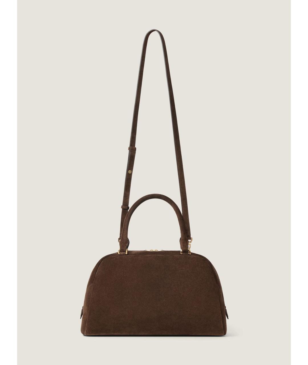 GIVENCHY Коричневая замшевая сумка тоут, фото 3