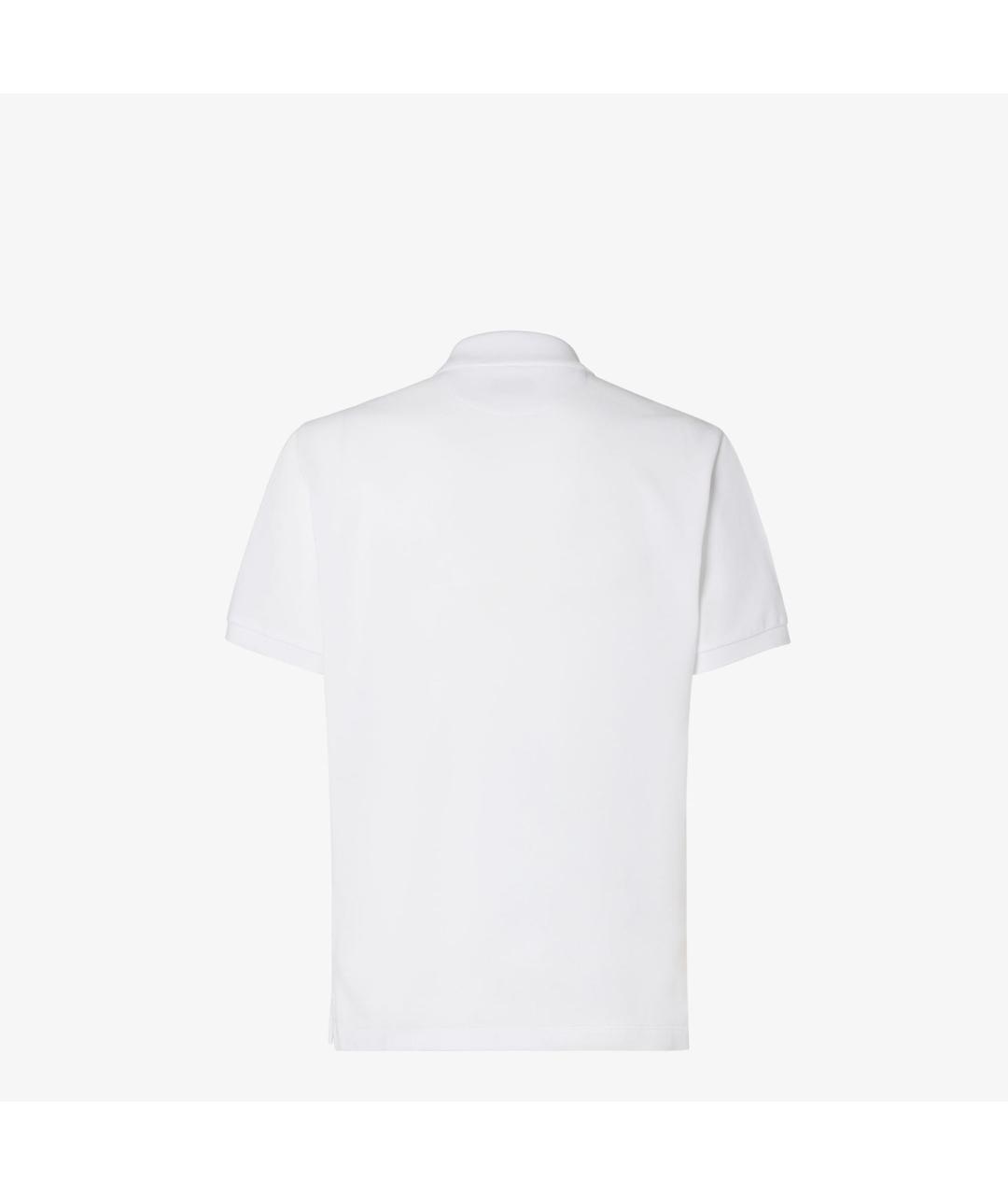 FENDI Белая хлопковая футболка, фото 2