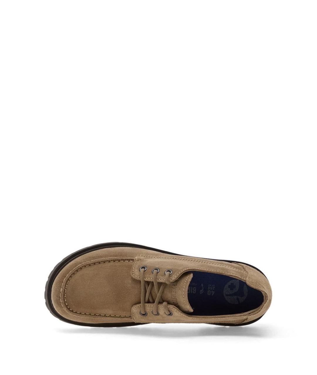 BIRKENSTOCK Бежевые замшевые ботинки, фото 4