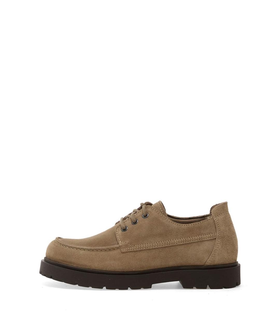 BIRKENSTOCK Бежевые замшевые ботинки, фото 3