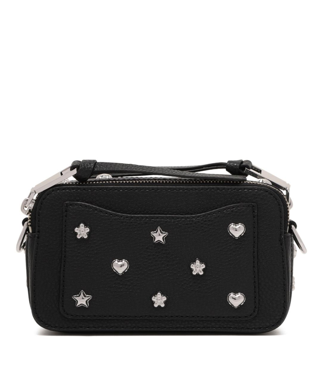 MARC JACOBS Черная кожаная сумка через плечо, фото 2