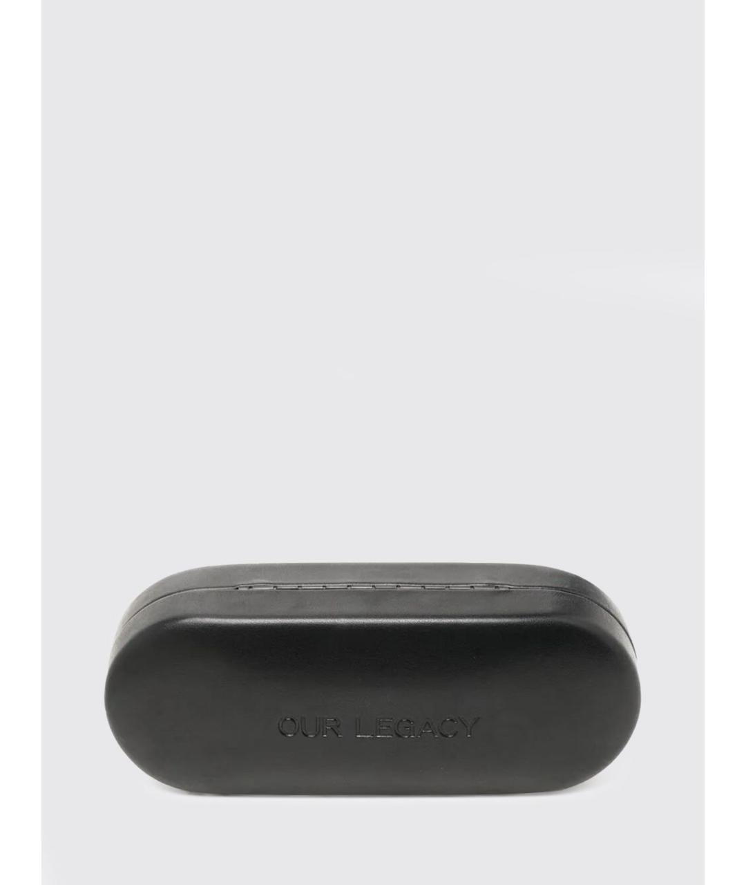 OUR LEGACY Черные пластиковые солнцезащитные очки, фото 4