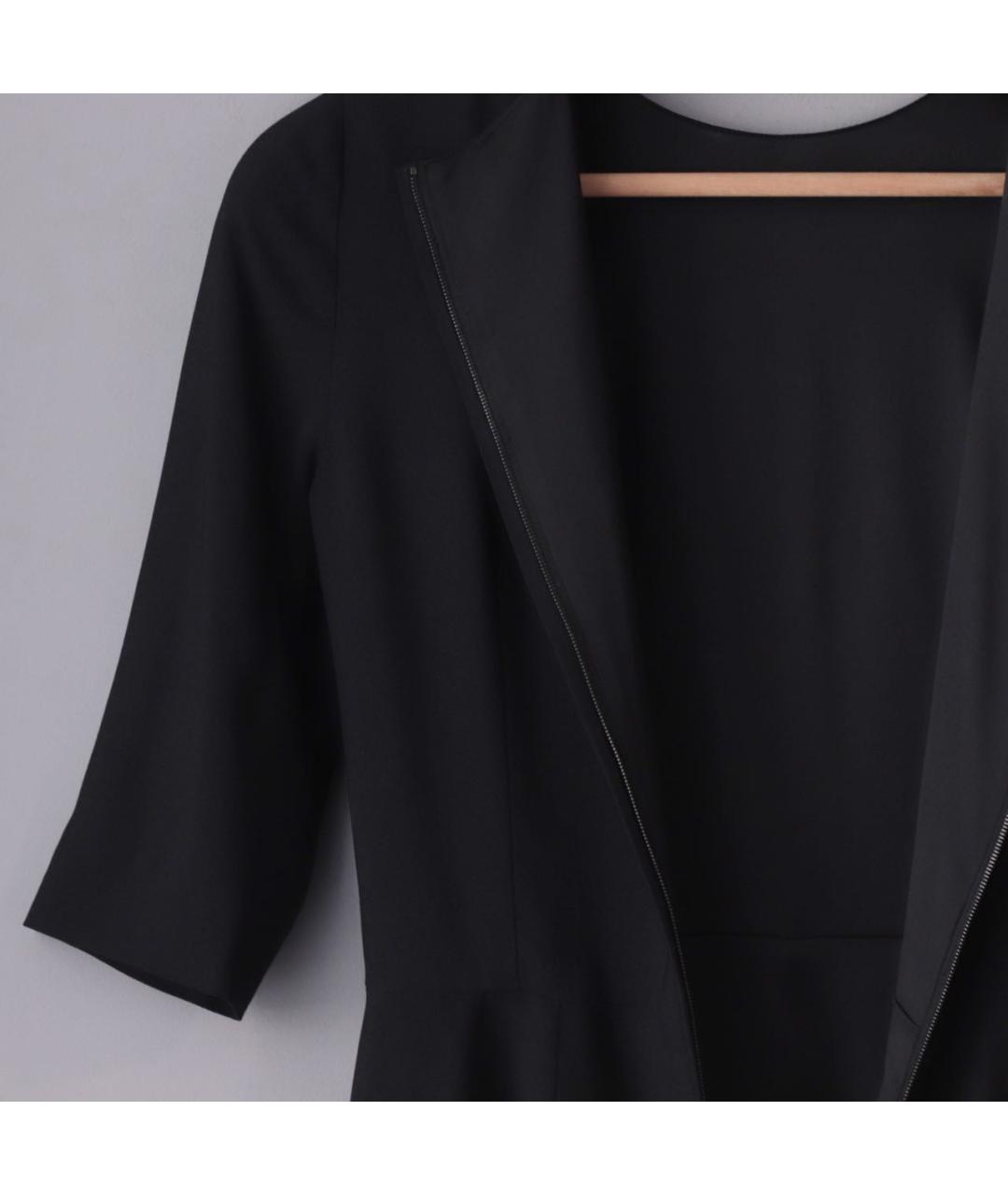 DOLCE&GABBANA Черное вискозное коктейльное платье, фото 5