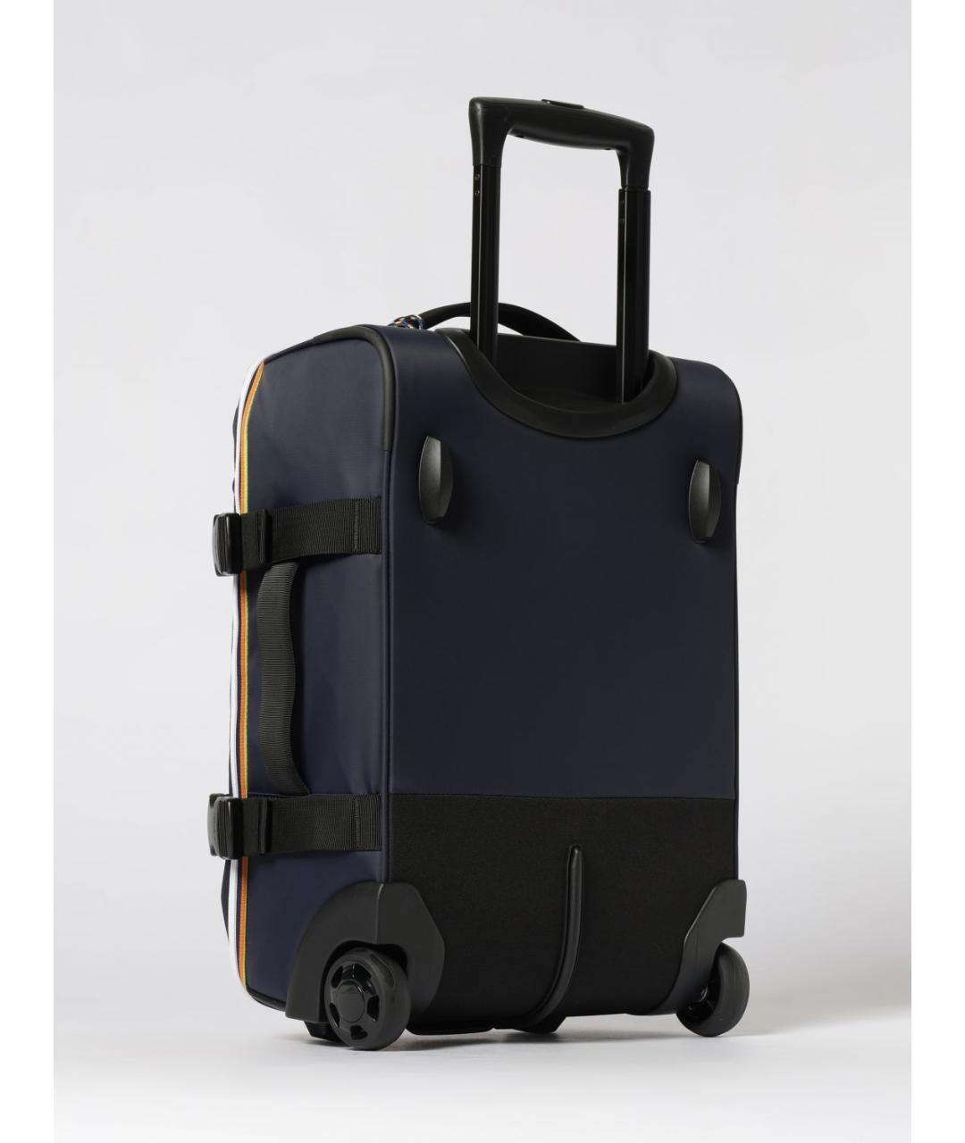 K-WAY Темно-синий тканевый чемодан, фото 2