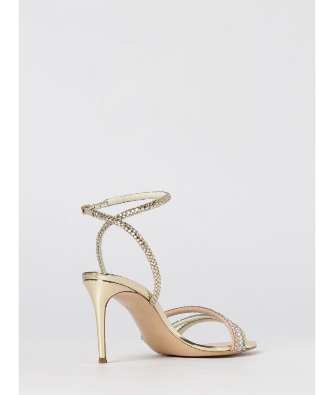 CASADEI Золотые босоножки, фото 3