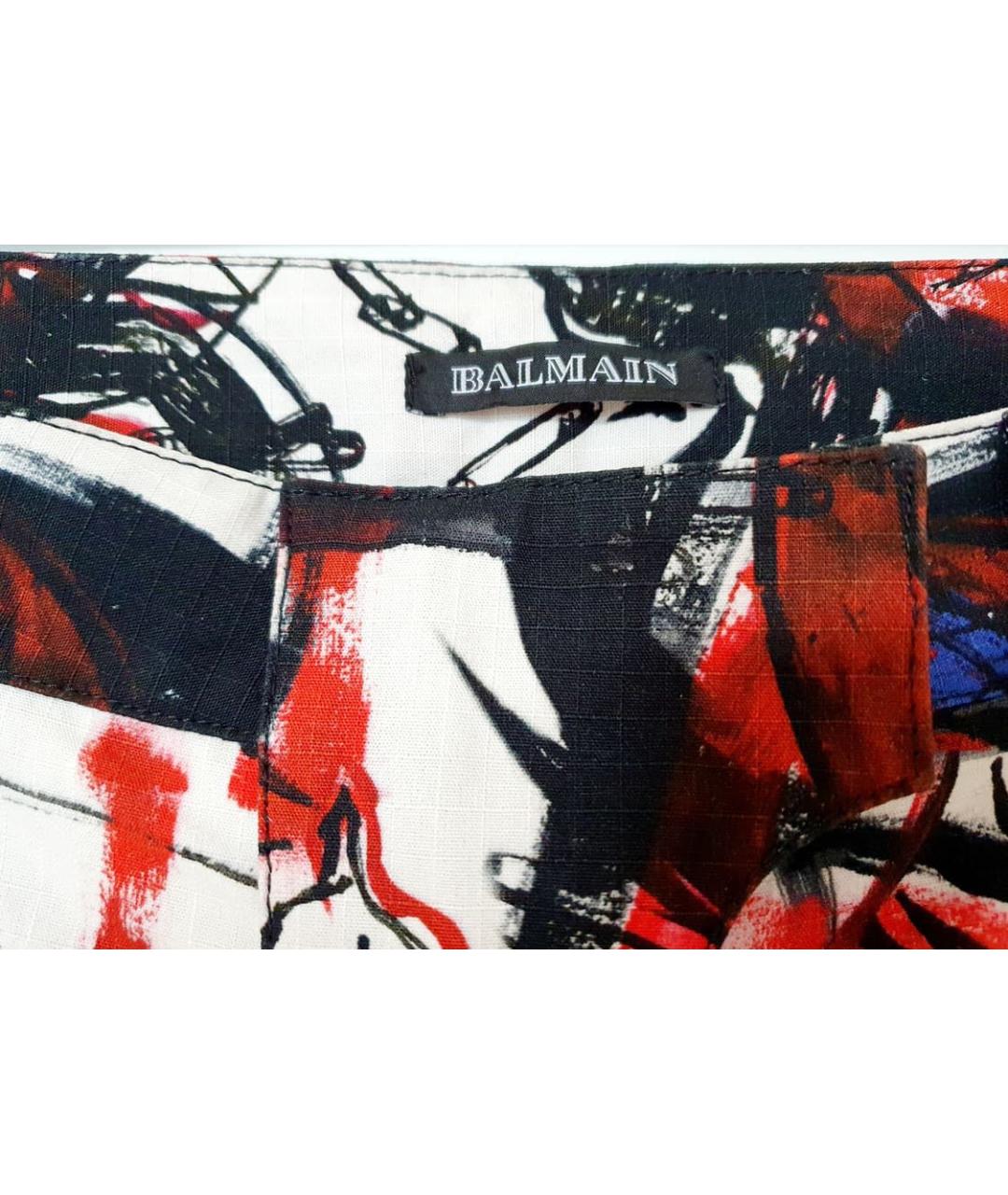 BALMAIN Мульти хлопковые джинсы слим, фото 4