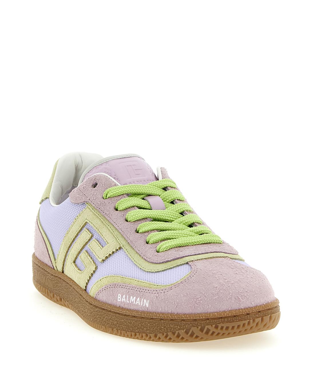 BALMAIN Мульти текстильные кеды, фото 2