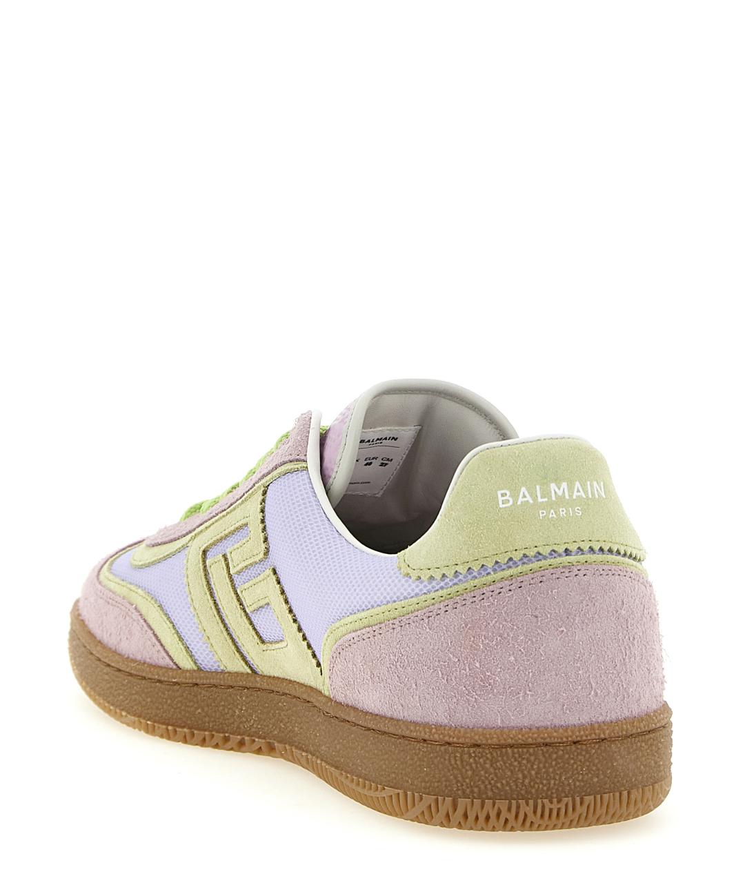 BALMAIN Мульти текстильные кеды, фото 3