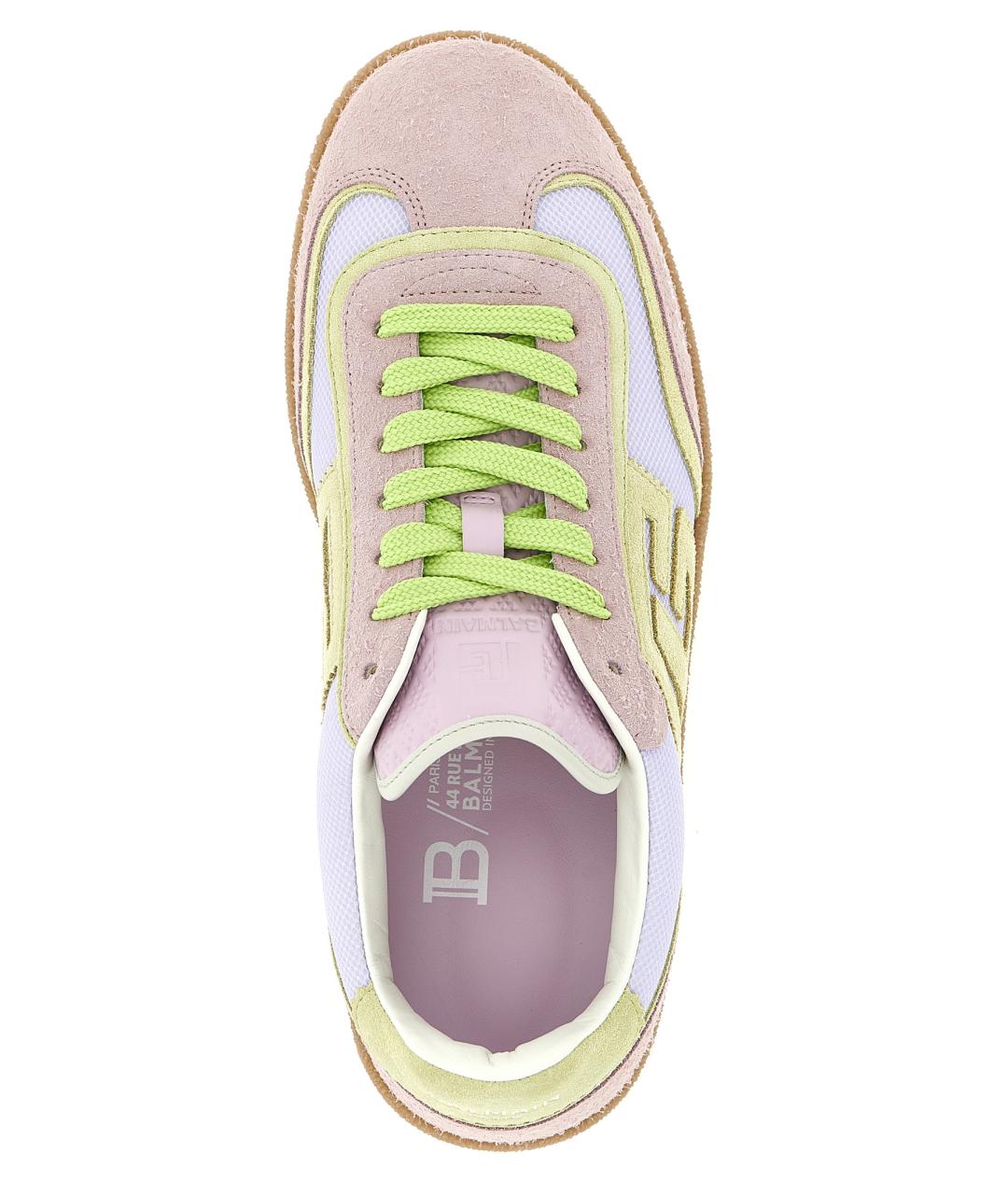 BALMAIN Мульти текстильные кеды, фото 4