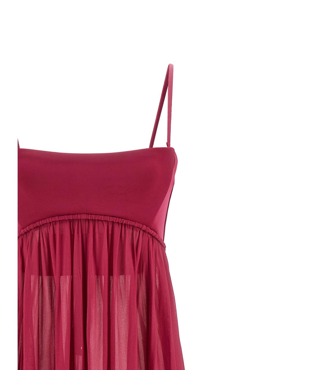 ZIMMERMANN Фуксия вискозное вечернее платье, фото 3