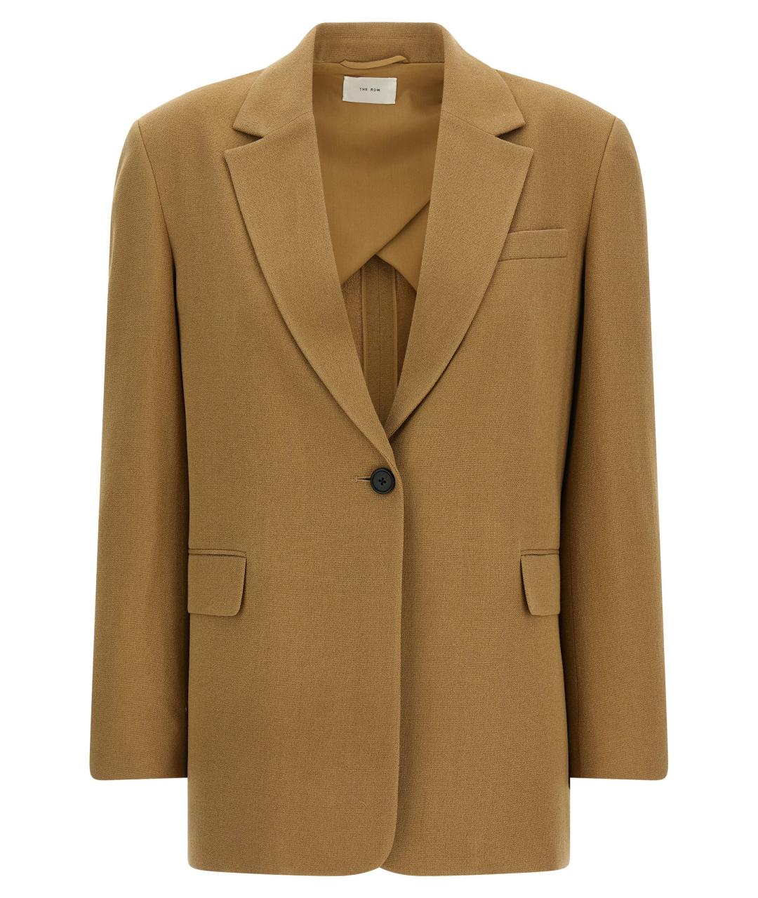 THE ROW Бежевый шелковый жакет/пиджак, фото 1
