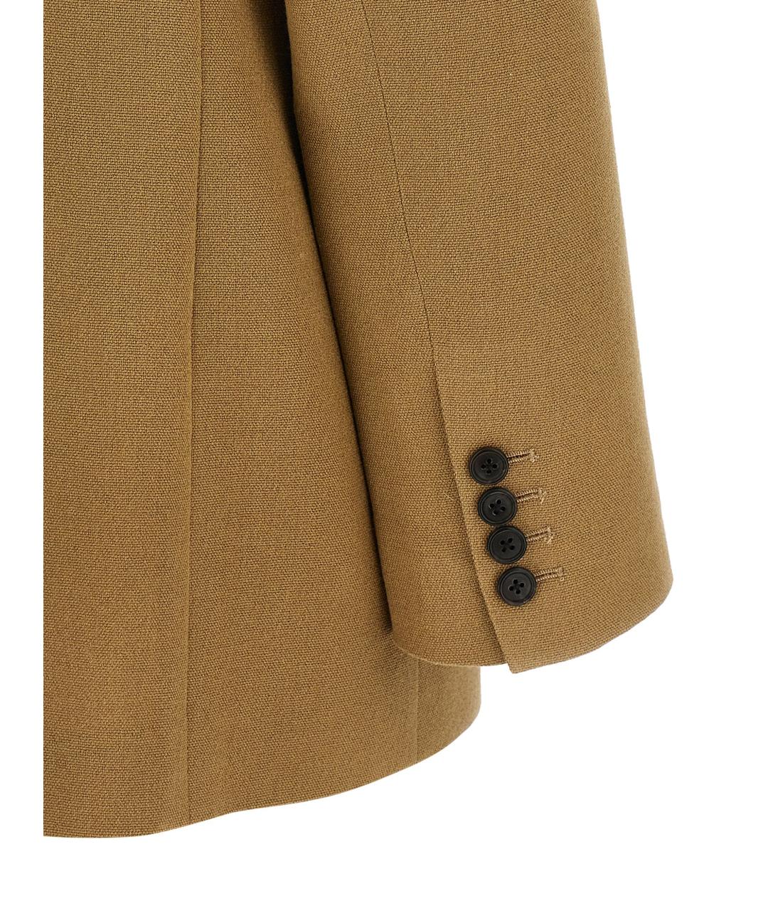 THE ROW Бежевый шелковый жакет/пиджак, фото 4