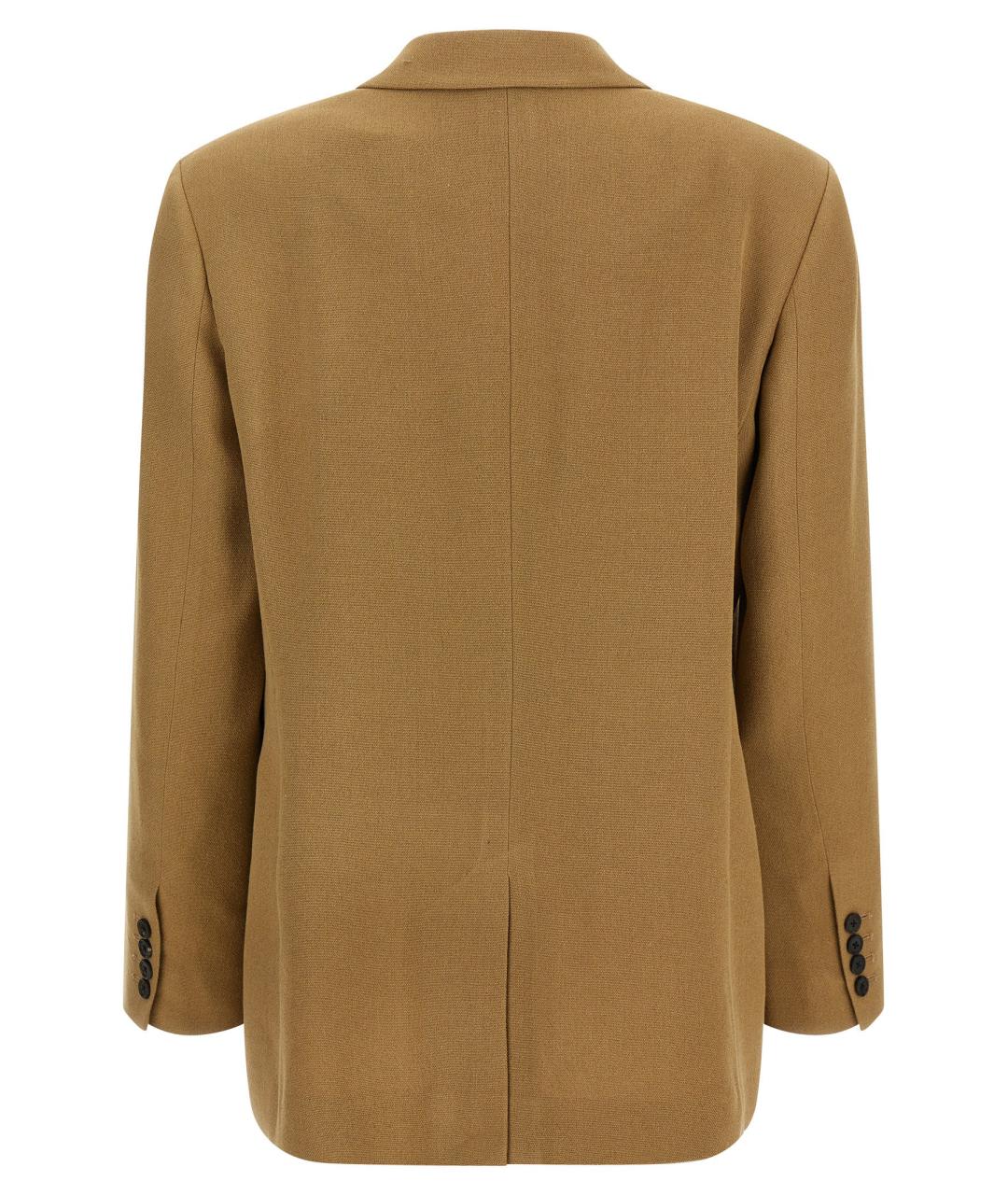 THE ROW Бежевый шелковый жакет/пиджак, фото 2