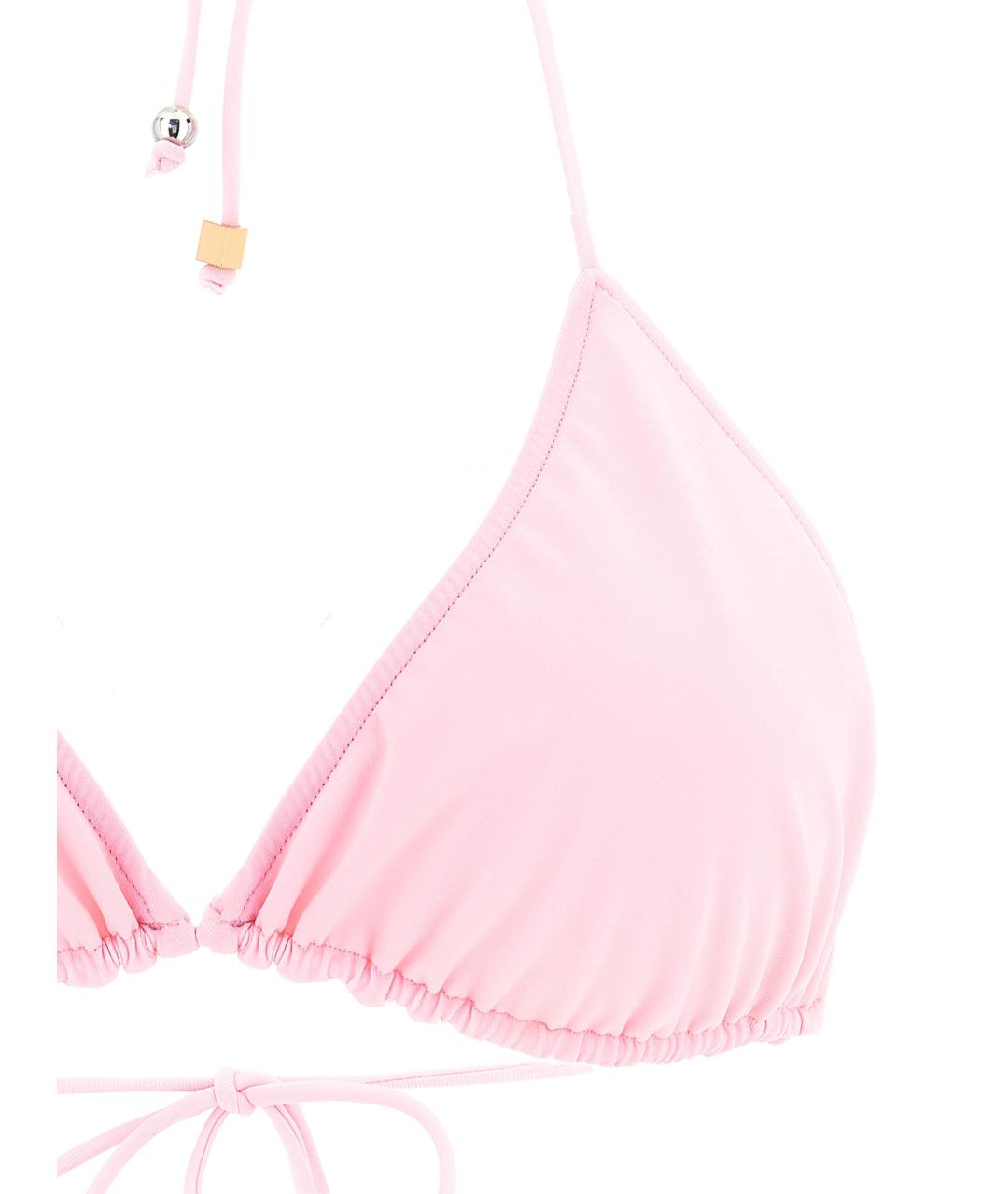 JACQUEMUS Розовый полиамидовый купальник, фото 3