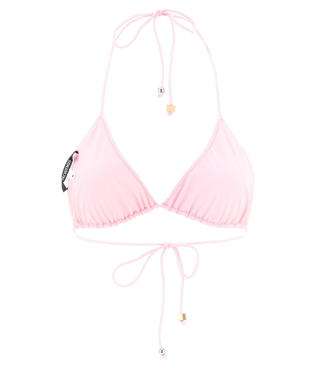 JACQUEMUS Розовый полиамидовый купальник, фото 2