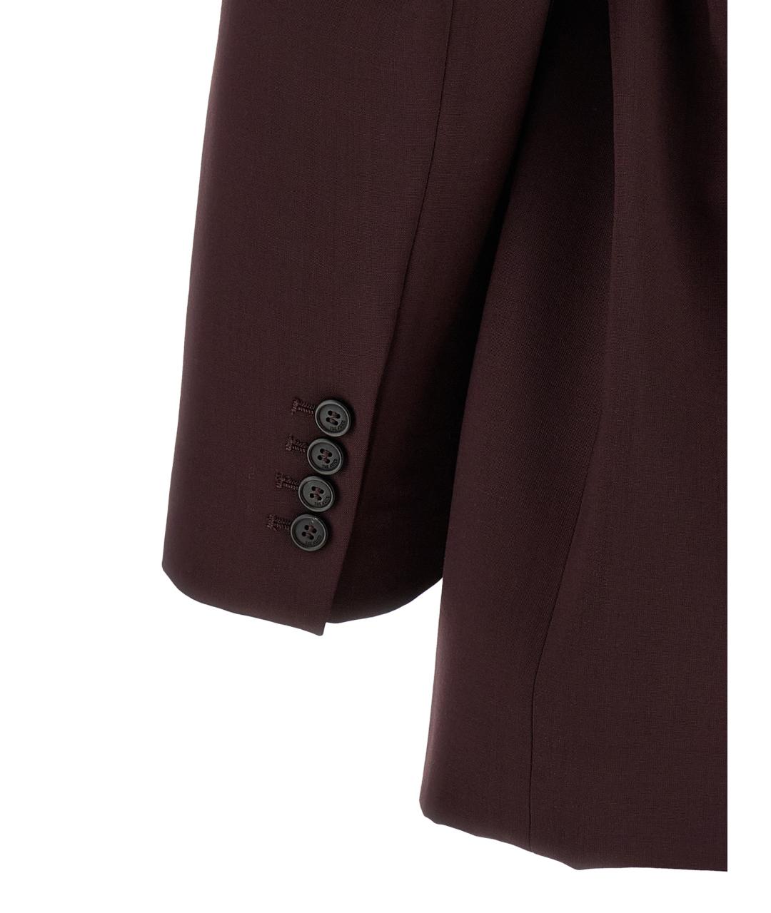 THE ATTICO Фиолетовый полиэстеровый жакет/пиджак, фото 4