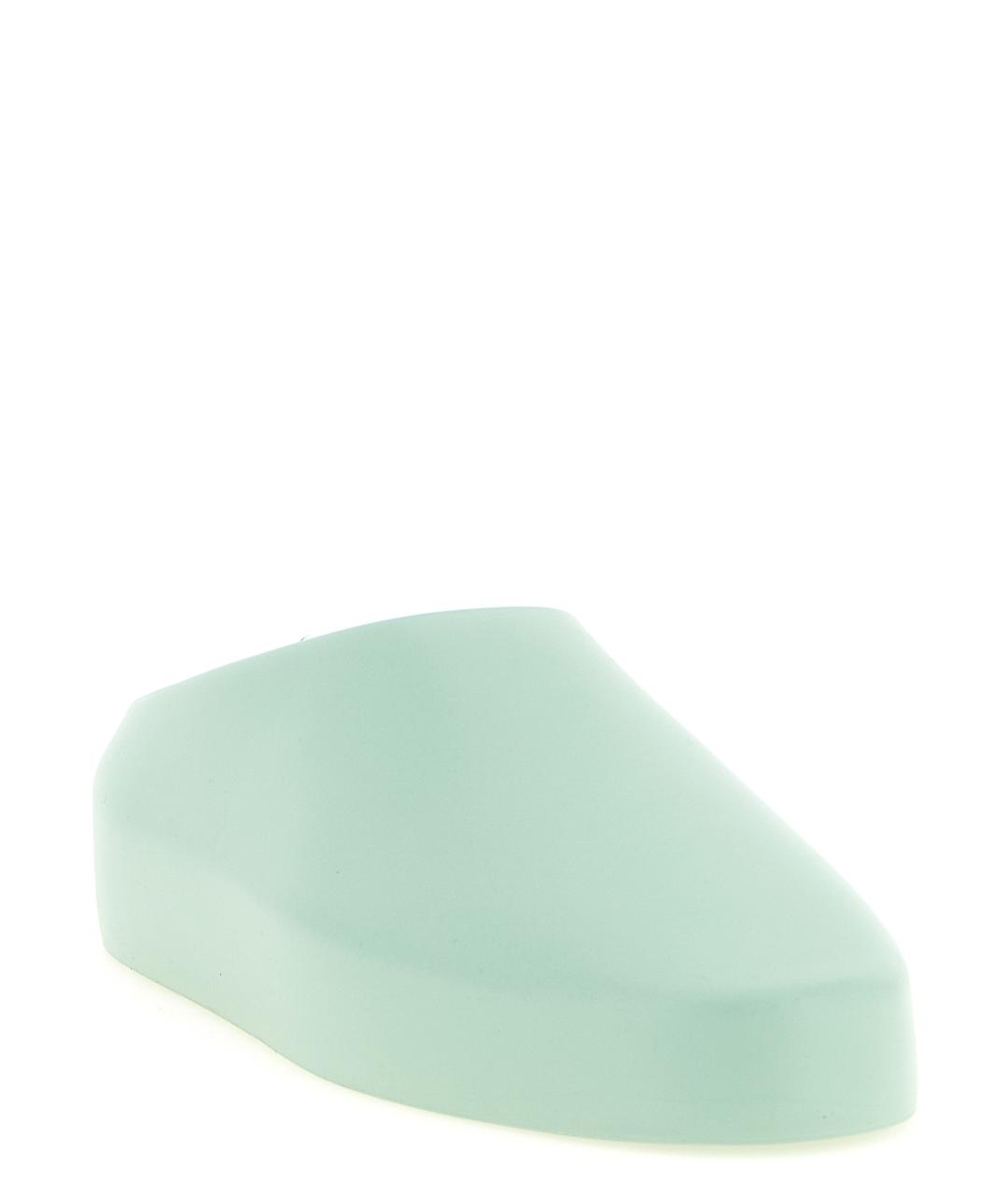 FEAR OF GOD Зеленые резиновые шлепанцы, фото 2