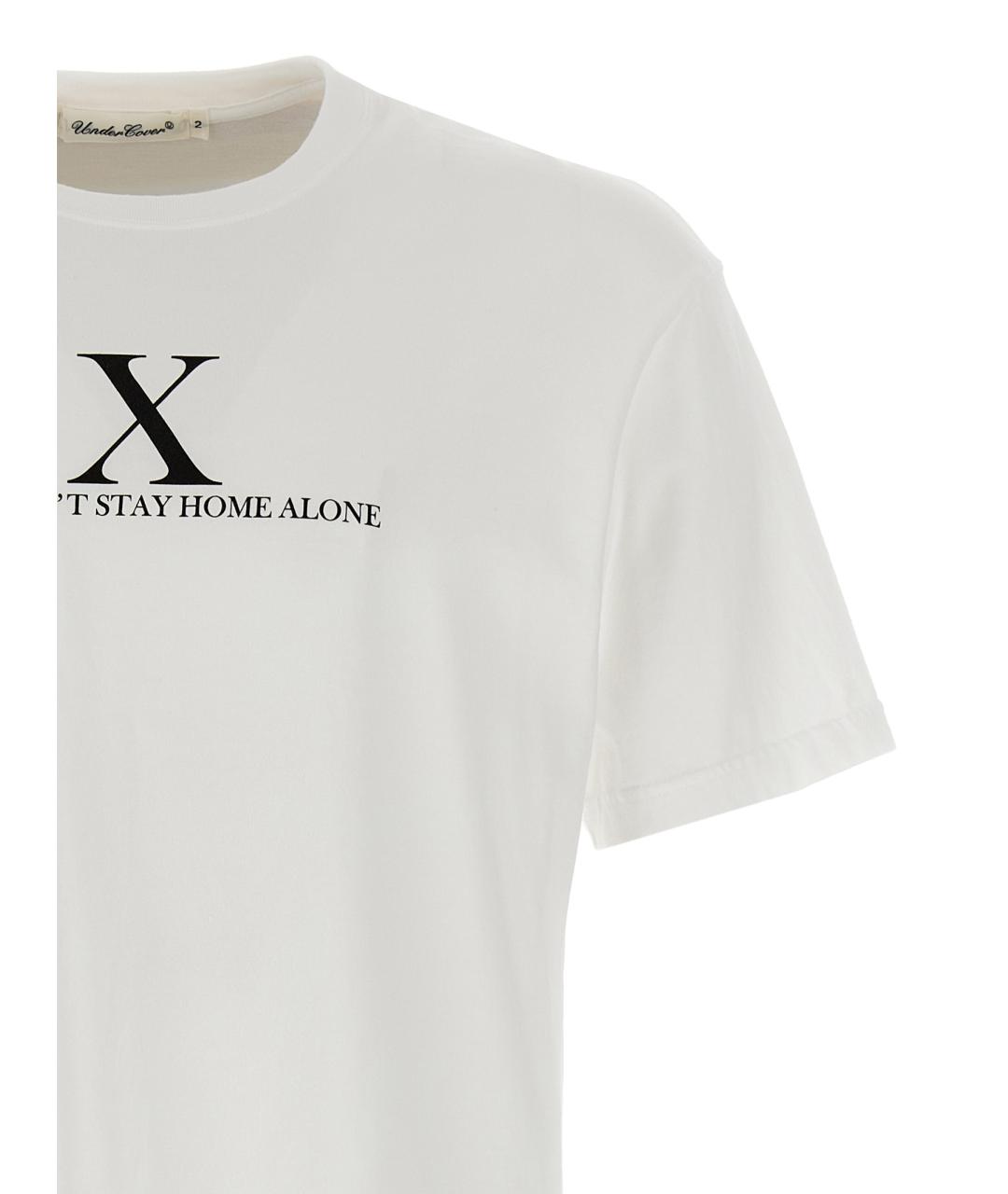 UNDERCOVER Белая хлопковая футболка, фото 3