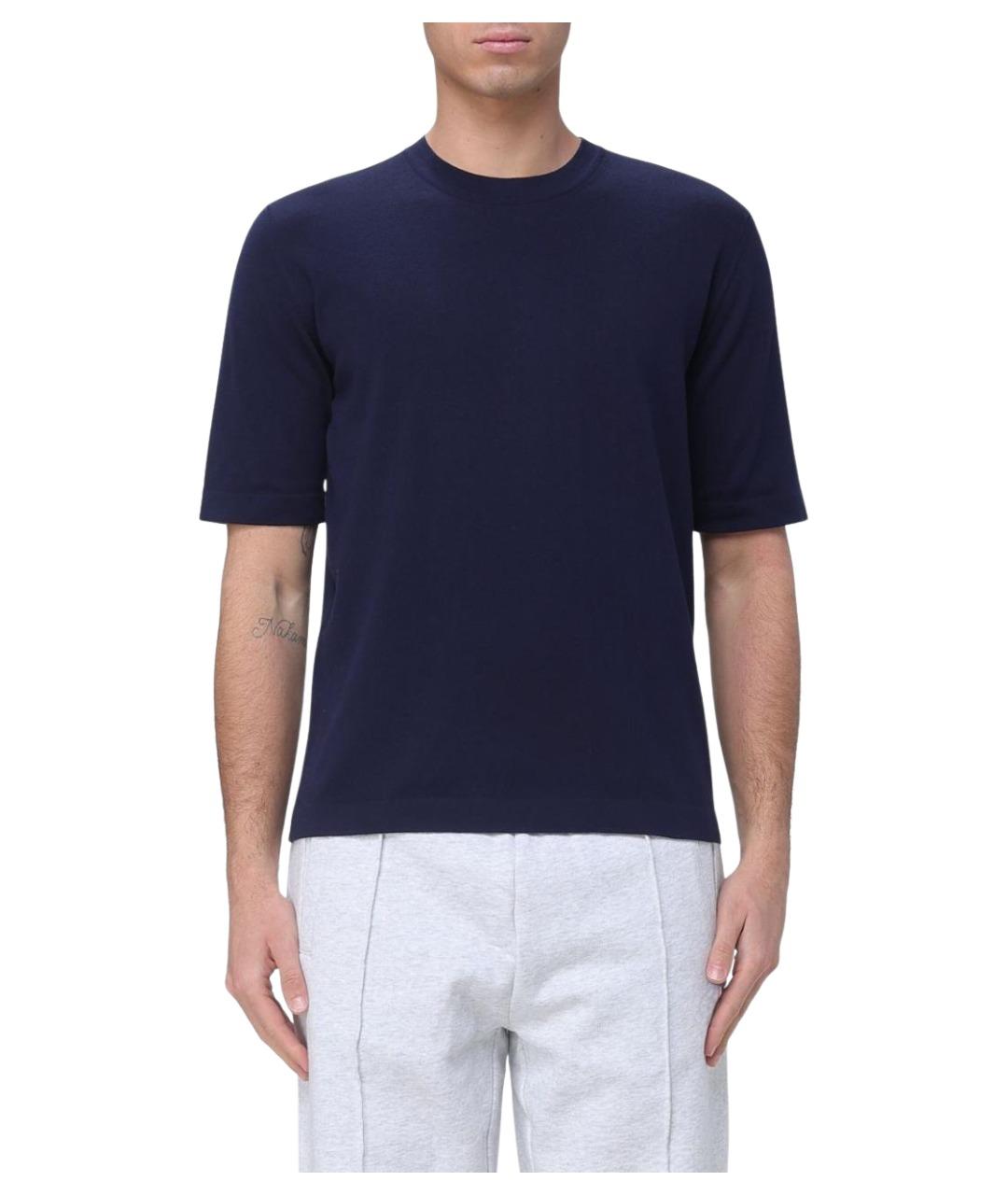 K-WAY Синяя хлопковая футболка, фото 1