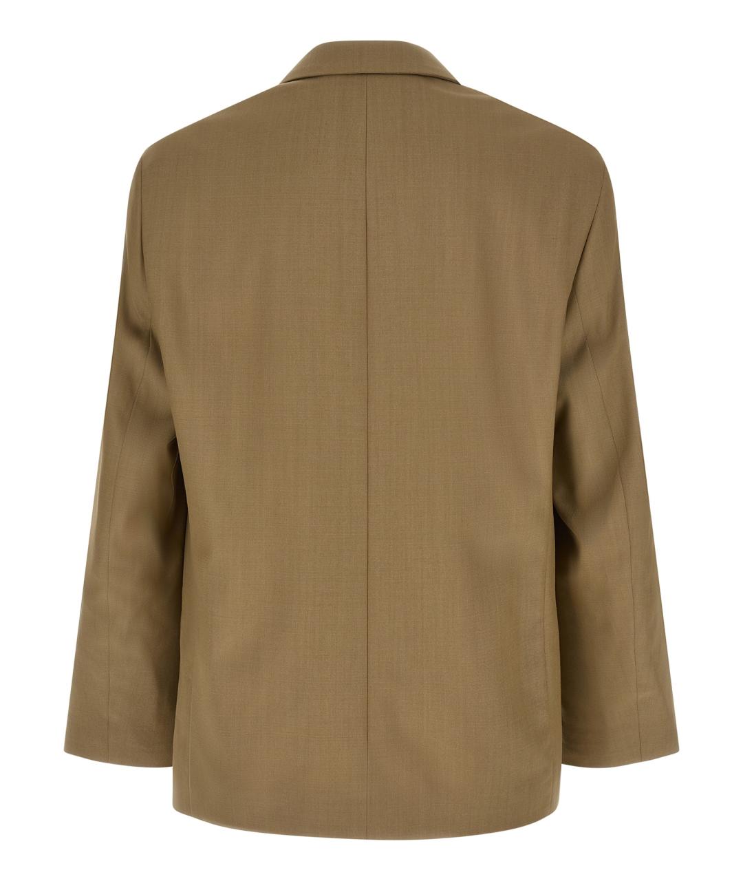 LEMAIRE Коричневый шерстяной пиджак, фото 2