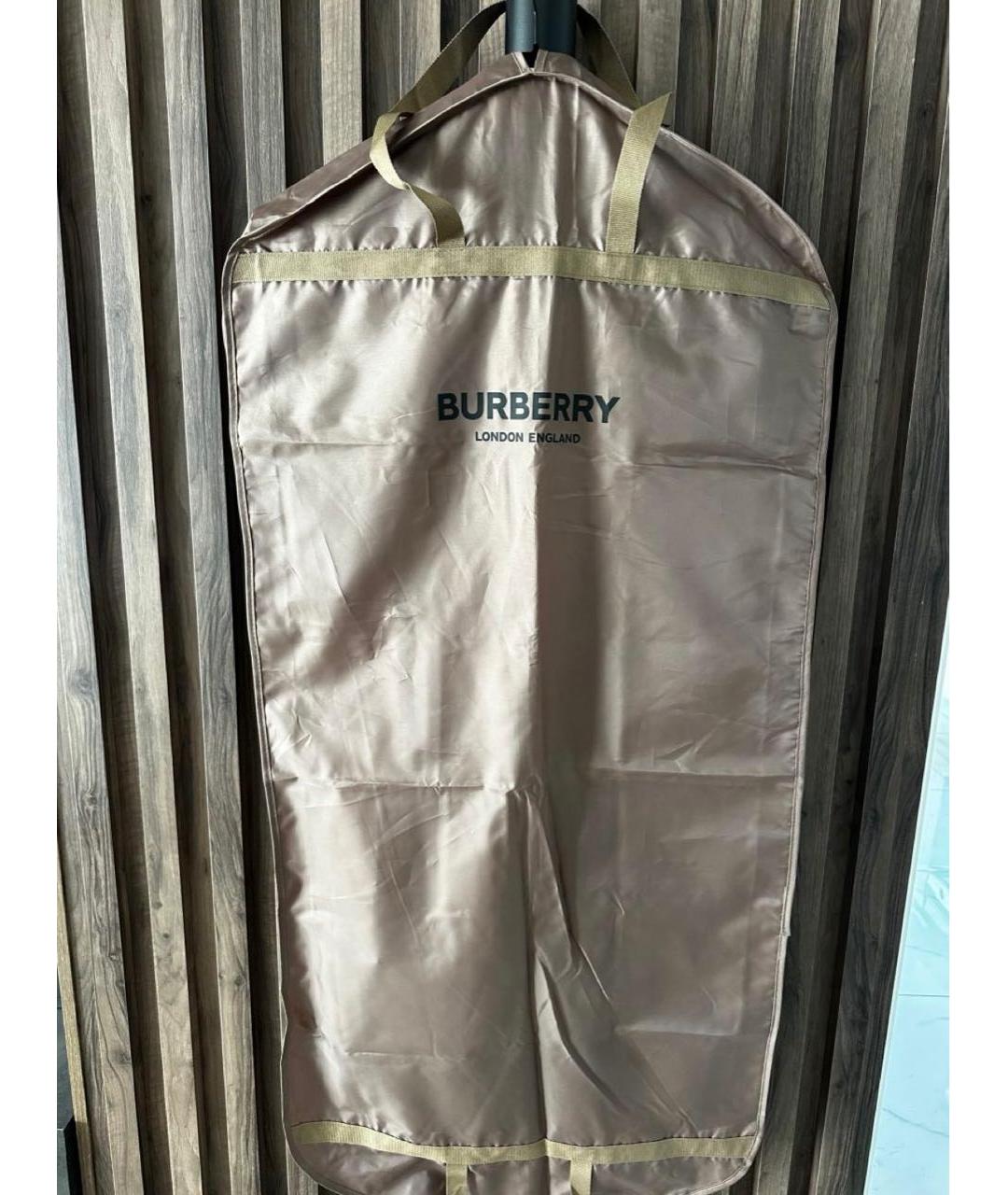 BURBERRY Бежевый хлопковый тренч/плащ, фото 5