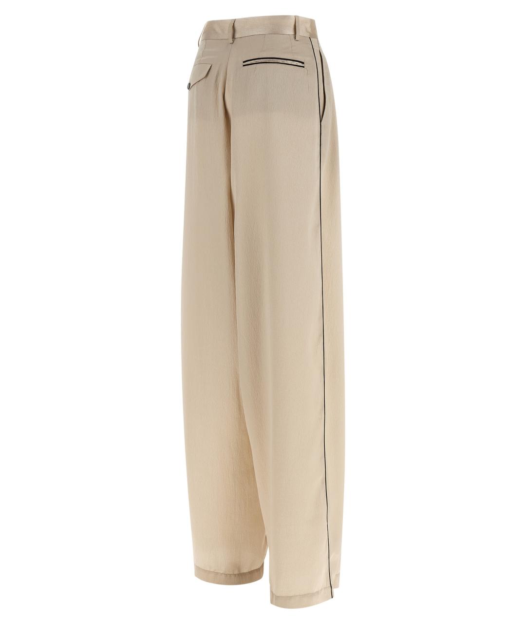 JEJIA Бежевые полиэстеровые прямые брюки, фото 3