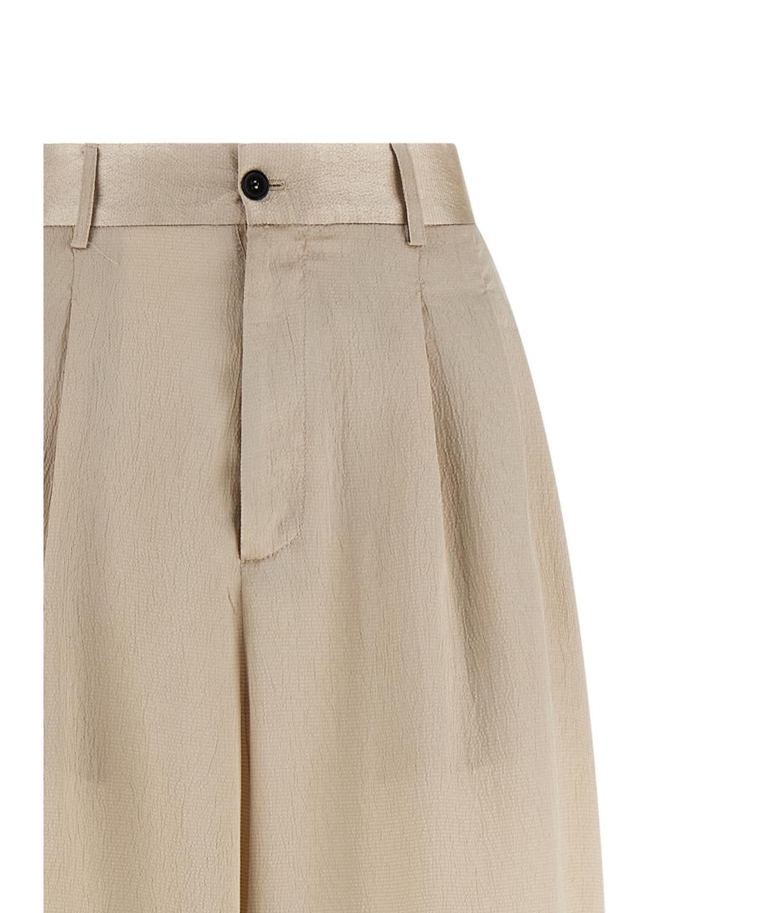 JEJIA Бежевые полиэстеровые прямые брюки, фото 4