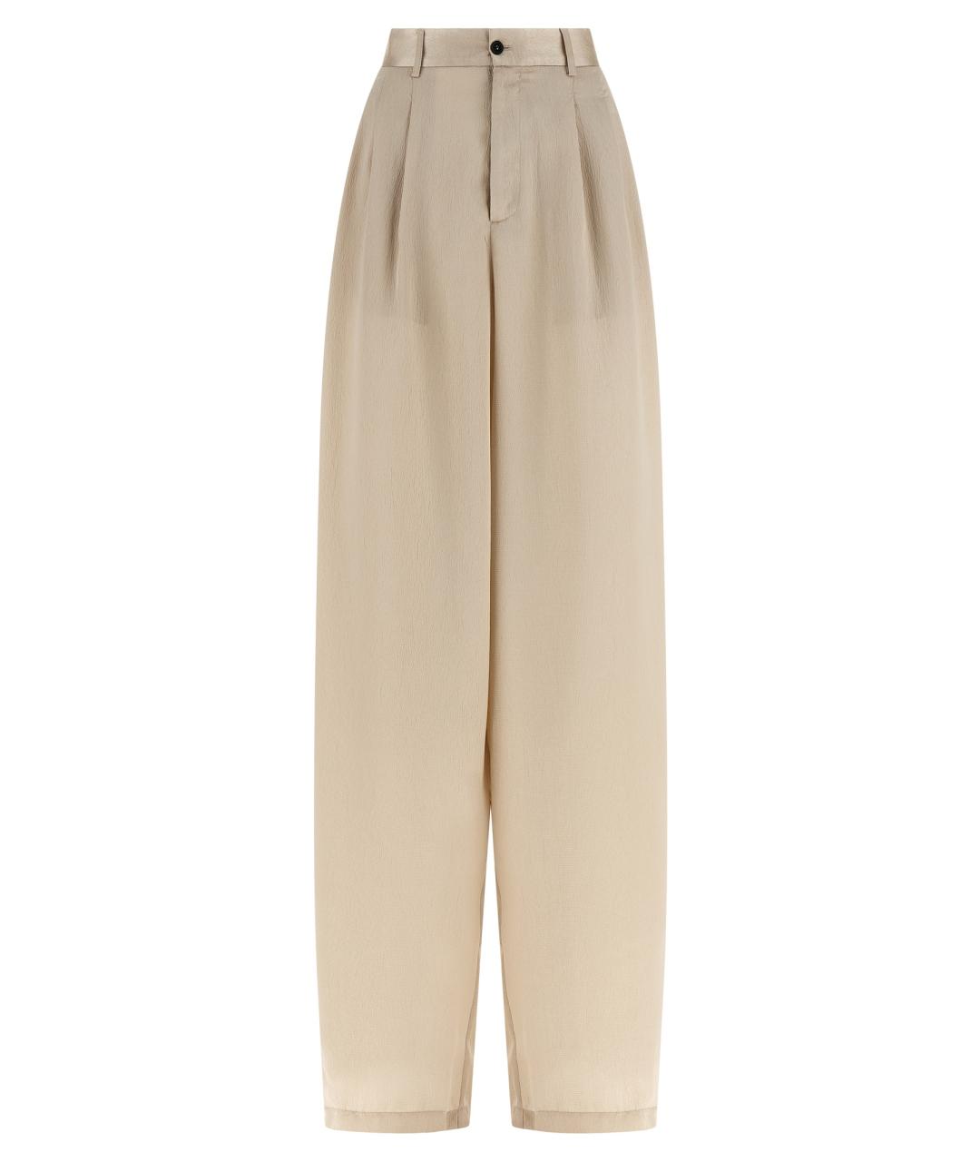 JEJIA Бежевые полиэстеровые прямые брюки, фото 1