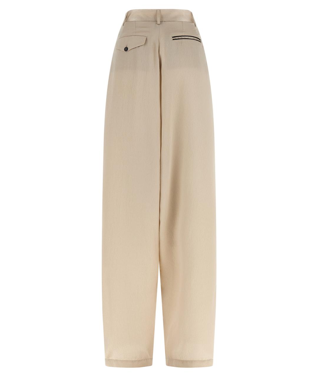 JEJIA Бежевые полиэстеровые прямые брюки, фото 2