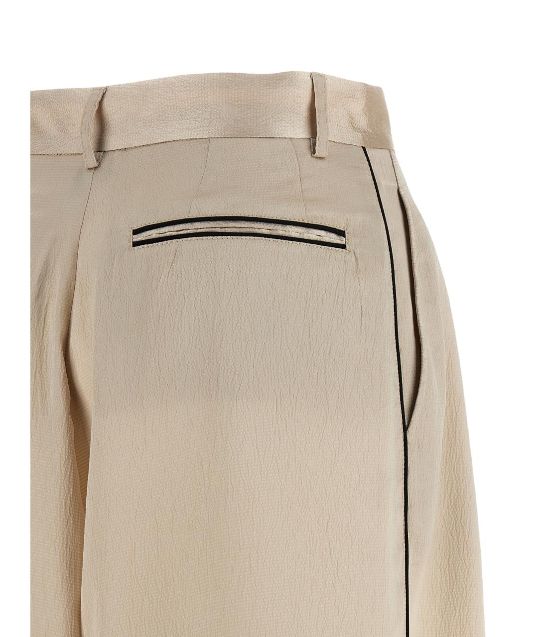 JEJIA Бежевые полиэстеровые прямые брюки, фото 5
