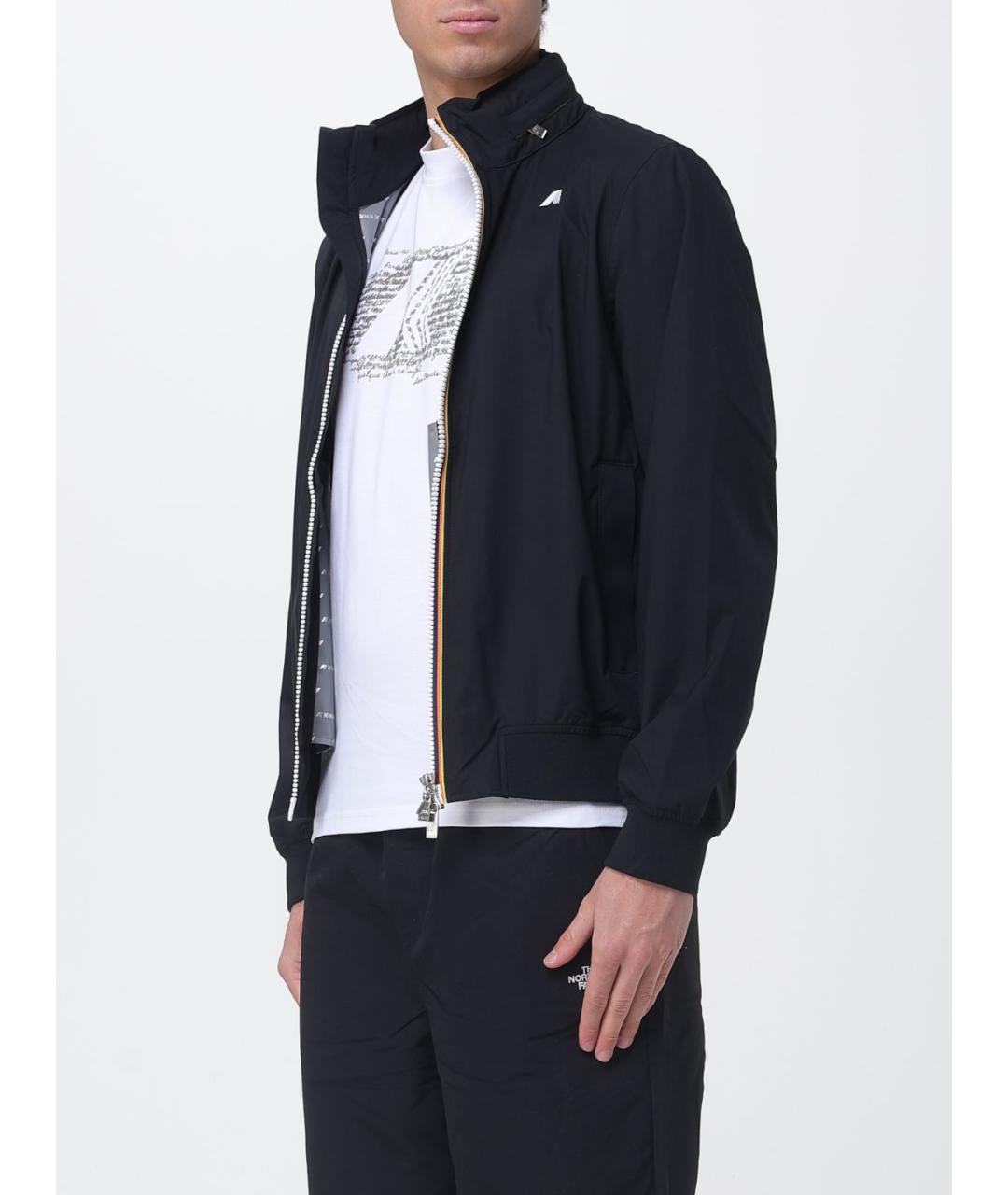 K-WAY Черная полиэстеровая куртка, фото 3