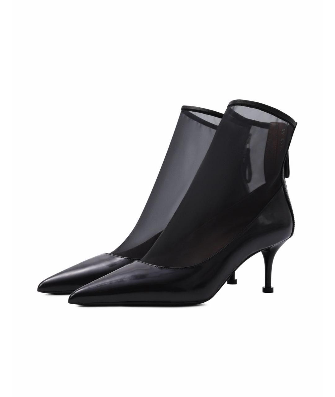 PREMIATA Черные кожаные ботильоны, фото 5