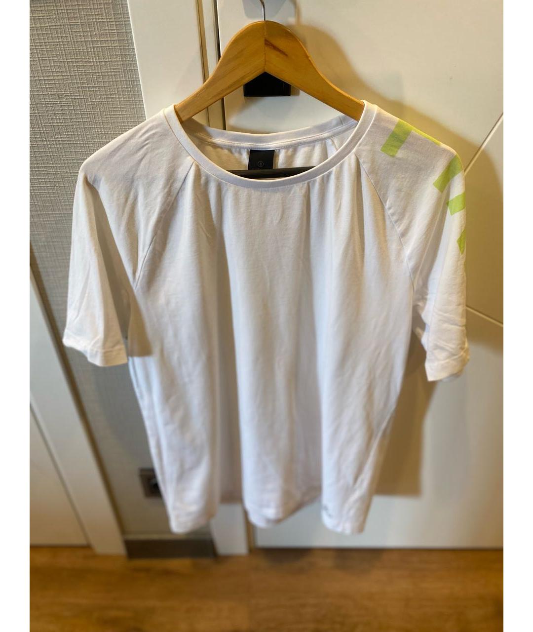 BOGNER Белая хлопко-эластановая футболка, фото 9