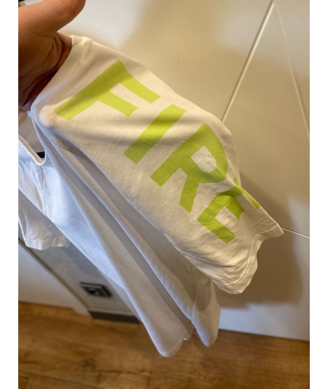 BOGNER Белая хлопко-эластановая футболка, фото 4