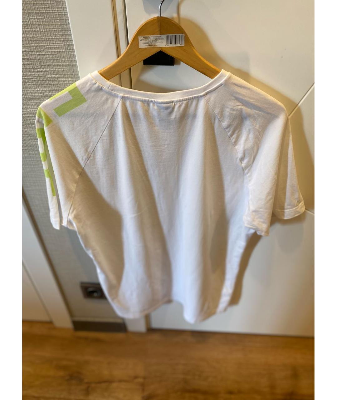 BOGNER Белая хлопко-эластановая футболка, фото 2