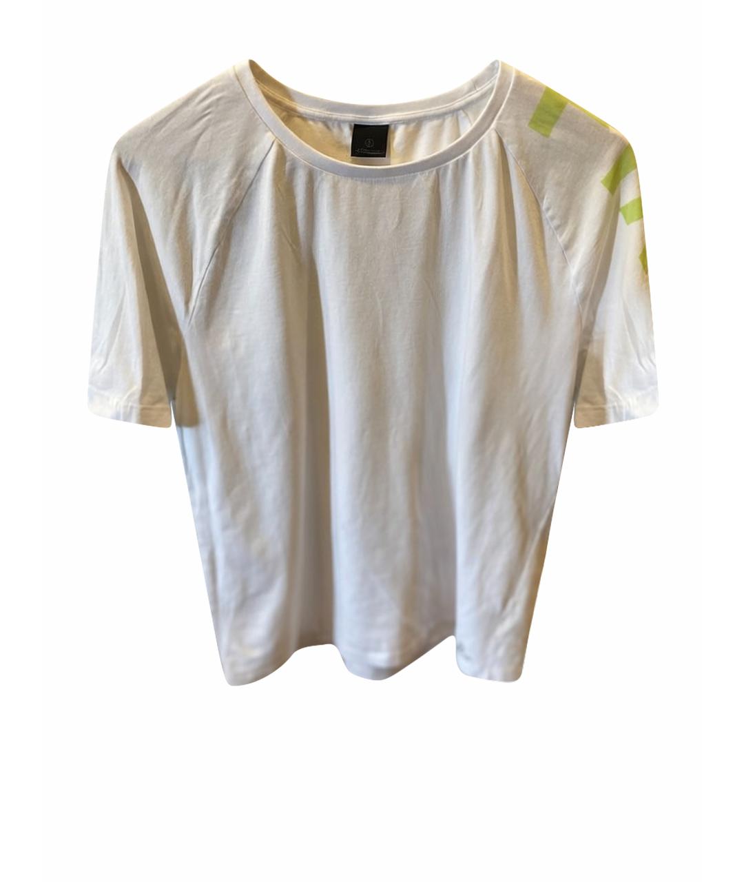 BOGNER Белая хлопко-эластановая футболка, фото 1