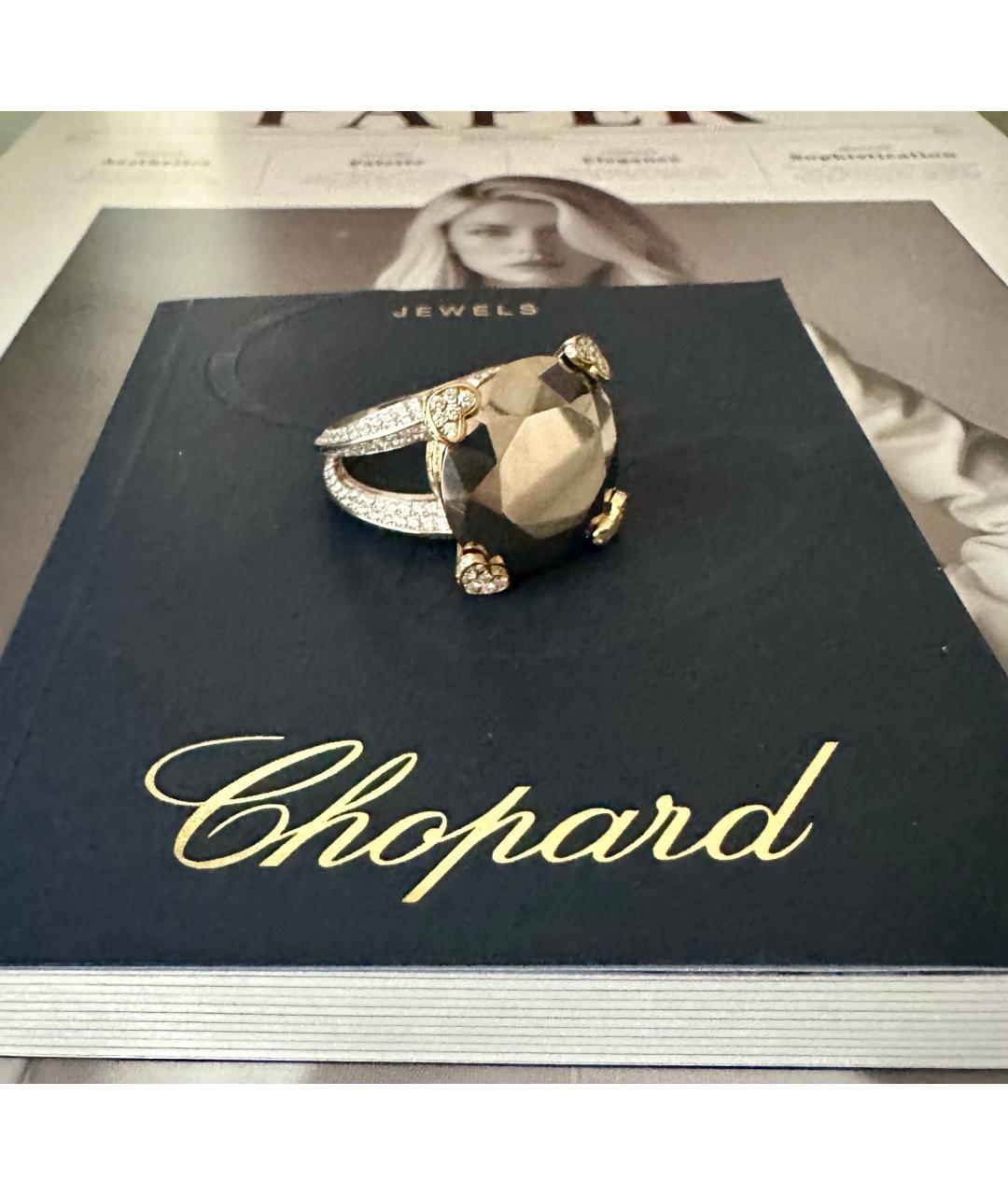 CHOPARD Коричневое кольцо из белого золота, фото 8